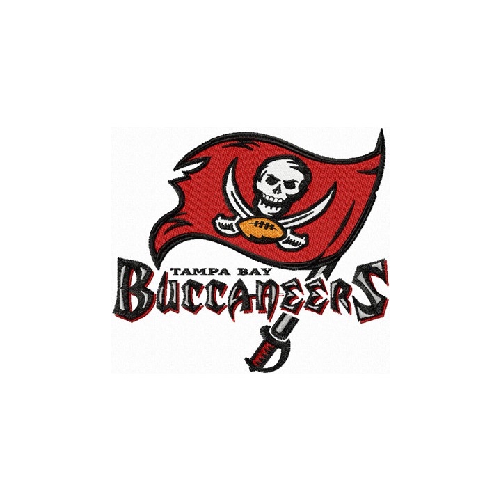 Buccaneers logo embroidery design - Embroidery Design