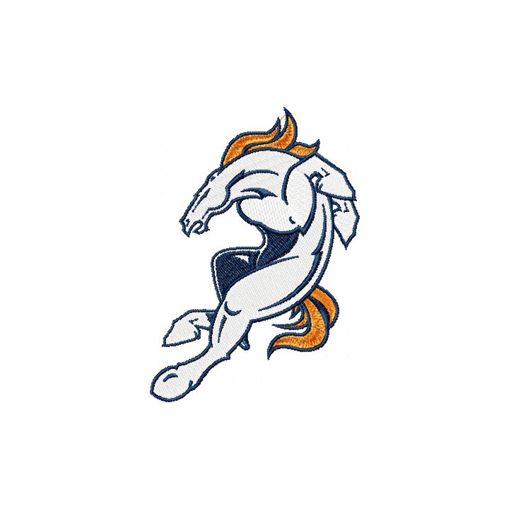 Denver Broncos New logo embroidery design - Embroidery Design
