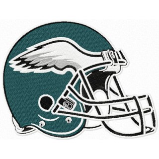 Philadelphia Eagles helmet embroidery design - Embroidery Design