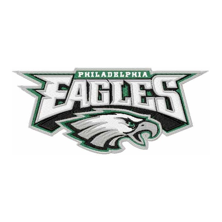 Philadelphia Eagles logo 2 embroidery design - Embroidery Design