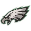 Philadelphia Eagles logo 1 embroidery design showcasing intricate stitching for sports enthusiasts.