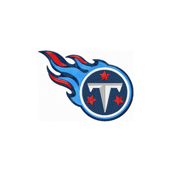 Tennessee Titans logo 1 embroidery design - Embroidery Design