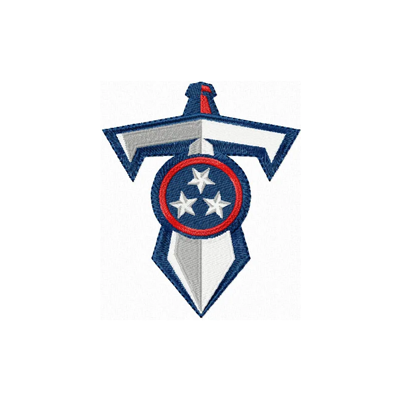 Tennessee Titans alternate logo embroidery design, ideal for stitching on caps, hoodies, and sports apparel.
