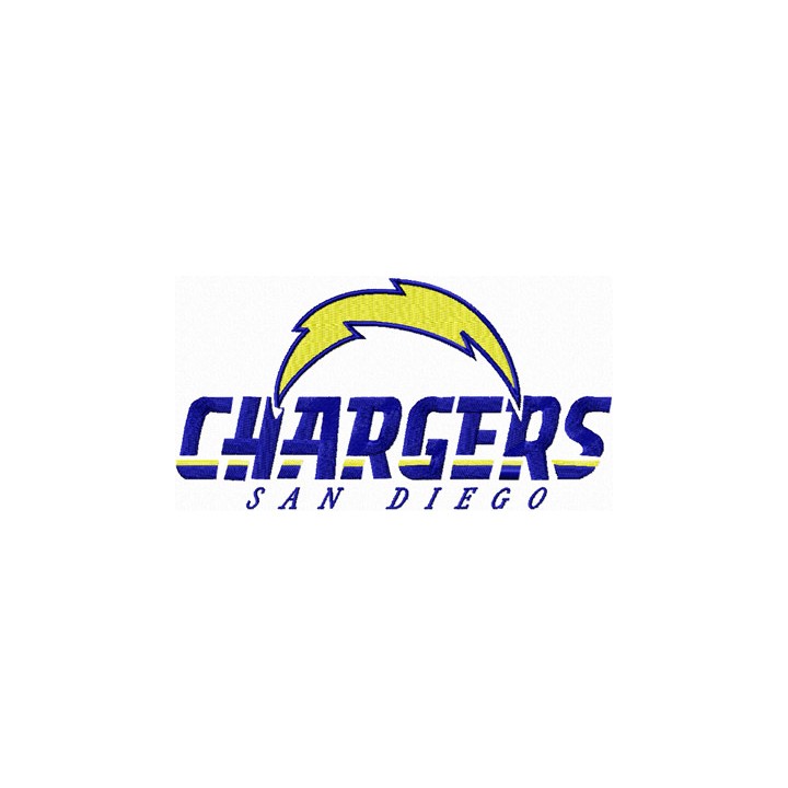 San Diego Chargers embroidery design - Embroidery Design