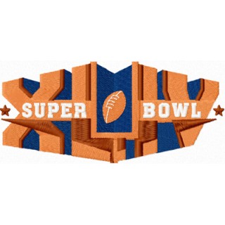 Super Bowl logo embroidery design - Embroidery Design