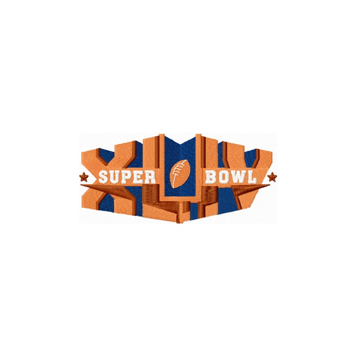 Super Bowl logo embroidery design - Embroidery Design