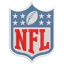 NFL logo embroidery design showcasing a striking stitched motif for American football enthusiasts.