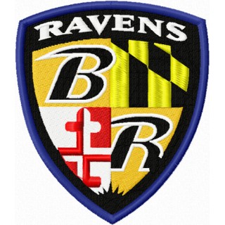 Baltimore Ravens logo 1 embroidery design - Embroidery Design