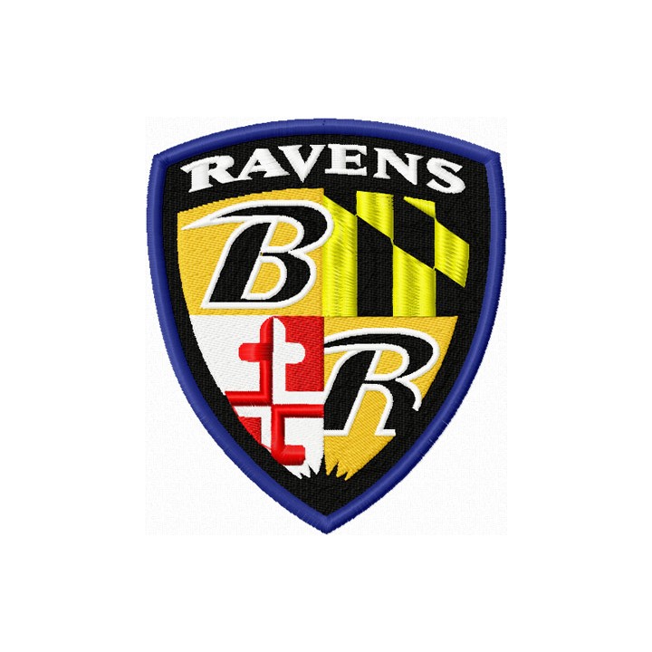 Baltimore Ravens logo 1 embroidery design - Embroidery Design