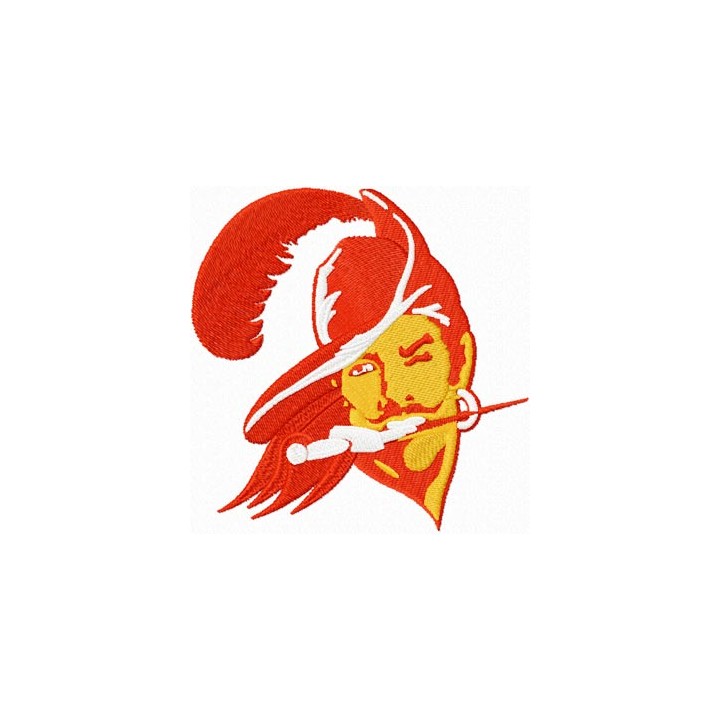 Tampa bay buccaneers old logo embroidery design - Embroidery Design