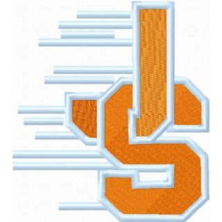 Jurupa steelers football logo embroidery design - Embroidery Design