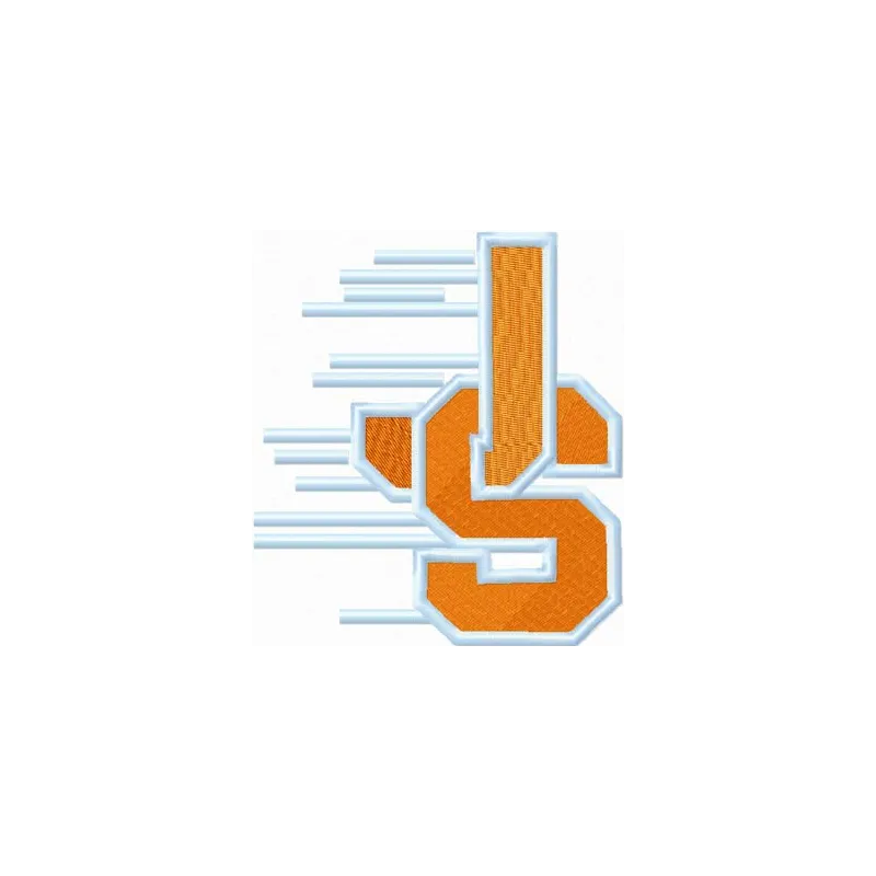 Jurupa Steelers football logo embroidery design showcased on a t-shirt, perfect for sports enthusiasts.