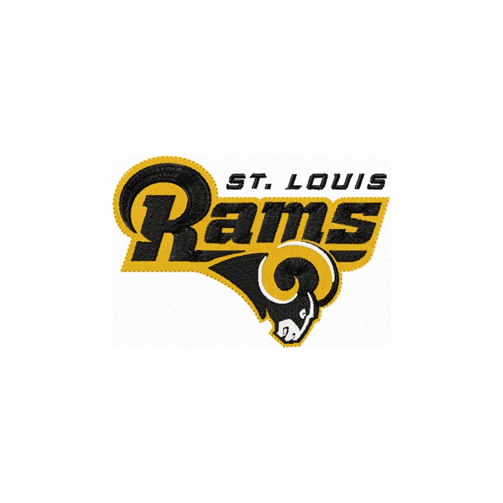 St. Louis Rams 2 embroidery design - Embroidery Design