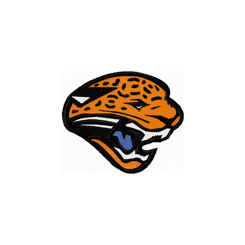Jacksonville Jaguars logo 2 embroidery design showcasing an American football theme for stitching enthusiasts.