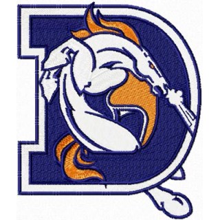 Denver Broncos Alternative Logo embroidery design - Embroidery Design