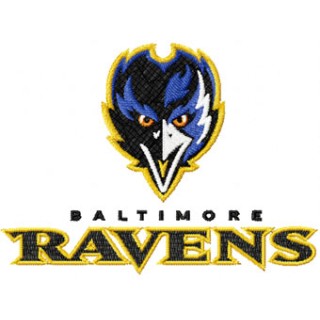 Baltimore Ravens logo 2 embroidery design - Embroidery Design