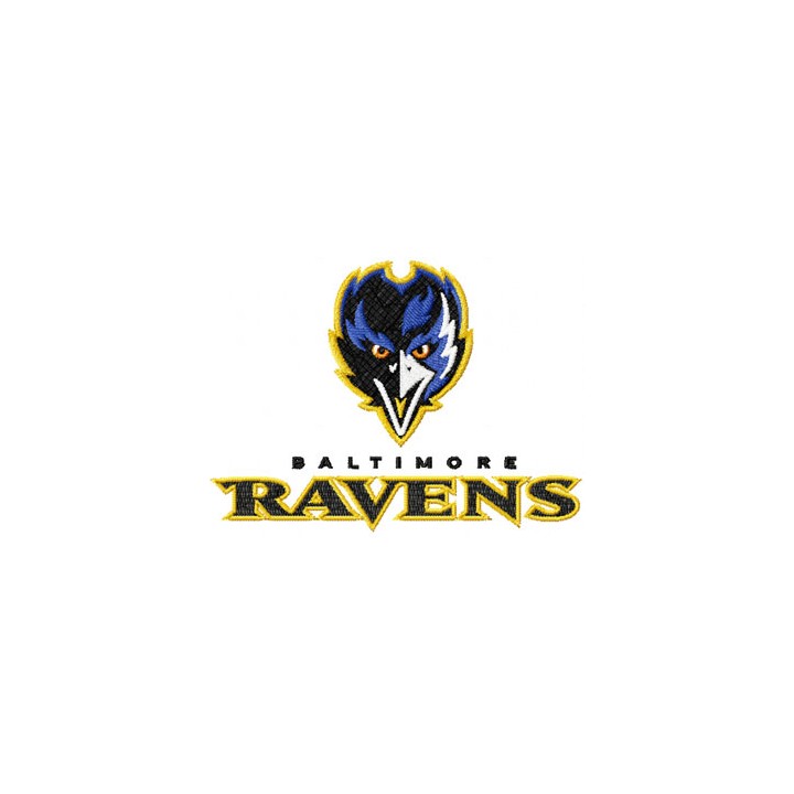 Baltimore Ravens logo 2 embroidery design - Embroidery Design
