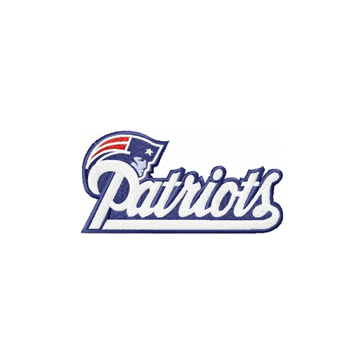 New England Patriots logo embroidery design - Embroidery Design