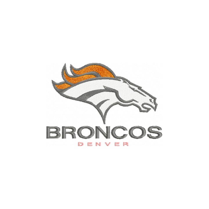 Denver Broncos Logo embroidery design - Embroidery Design