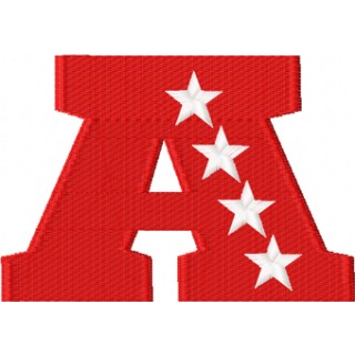 American Football Conference logo embroidery design - Embroidery Design