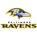 Baltimore Ravens Logo 3 embroidery design featuring the iconic team logo, ideal for sports apparel and accessories.