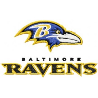 Baltimore Ravens Logo 3 embroidery design - Embroidery Design