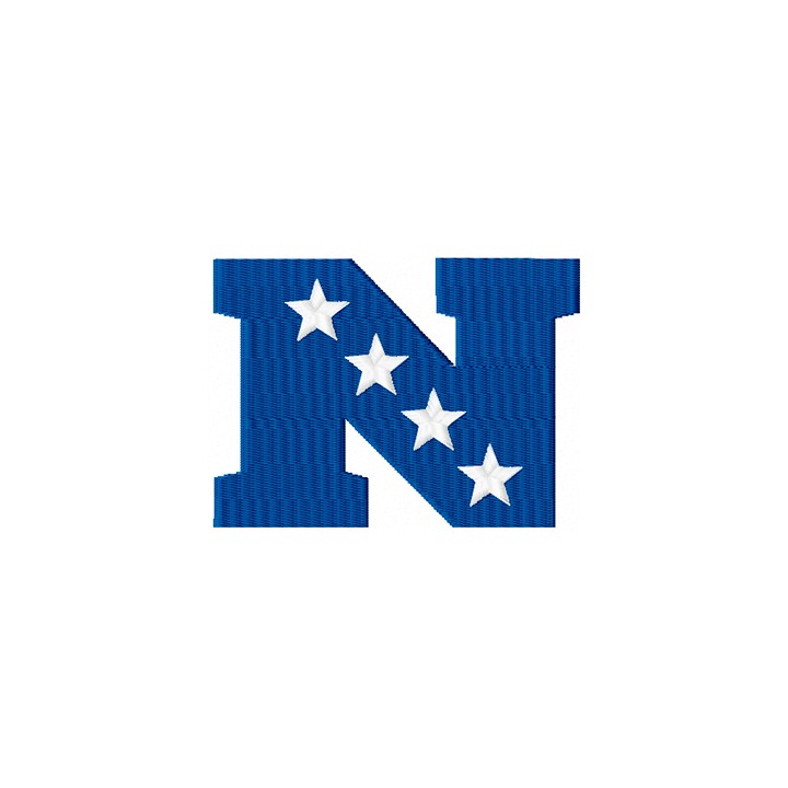 National Football Conference logo embroidery design - Embroidery Design