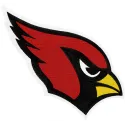 Embroidery design of Arizona Cardinals logo, showcasing intricate stitching patterns for fans and crafters.
