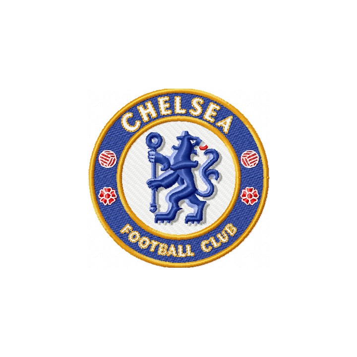 Chelsea Football Club logo embroidery design - Embroidery Design