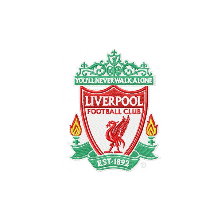 Liverpool Football Club logo embroidery design - Embroidery Design