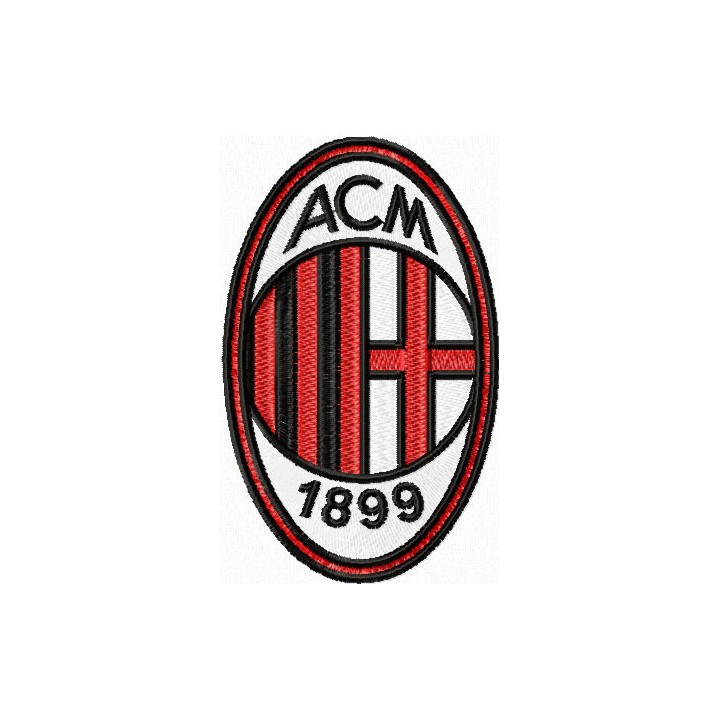 AC Milan embroidery design - Embroidery Design
