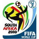 Embroidery design of the 2010 FIFA World Cup South Africa logo, ideal for sports apparel and accessories.