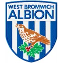 West Bromwich Albion Football Club logo embroidery design, showcasing intricate stitching patterns for football enthusiasts.