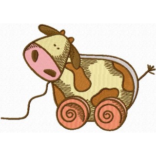 My Little Cow embroidery design - Embroidery Design