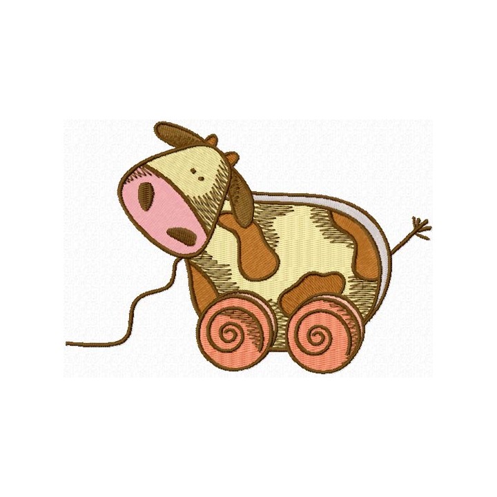 My Little Cow embroidery design - Embroidery Design