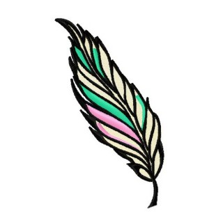 Feather 12 embroidery design - Embroidery Design
