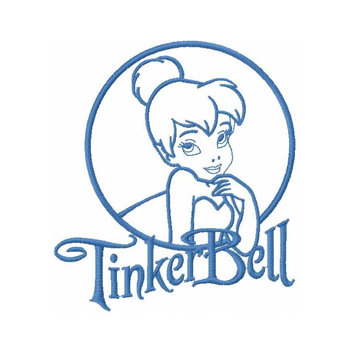 Tinkerbell 26 embroidery design - Embroidery Design