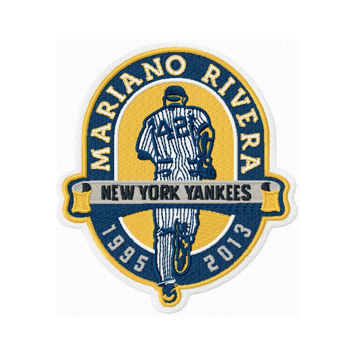 Mariano Rivera New York Yankees embroidery design - Embroidery Design