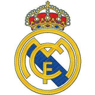 Real Madrid logo embroidery design - Embroidery Design