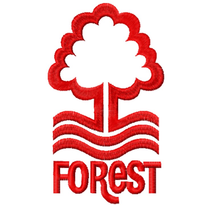 Nottingham Forest Football Club logo embroidery design - Embroidery Design