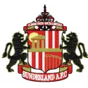 Sunderland AFC Football Club embroidery design showcasing vibrant stitching patterns for sports enthusiasts.