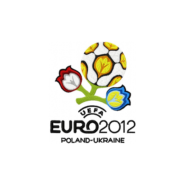 EURO 2012 logo embroidery design - Embroidery Design