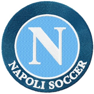 Napoli Soccer Club logo embroidery design - Embroidery Design