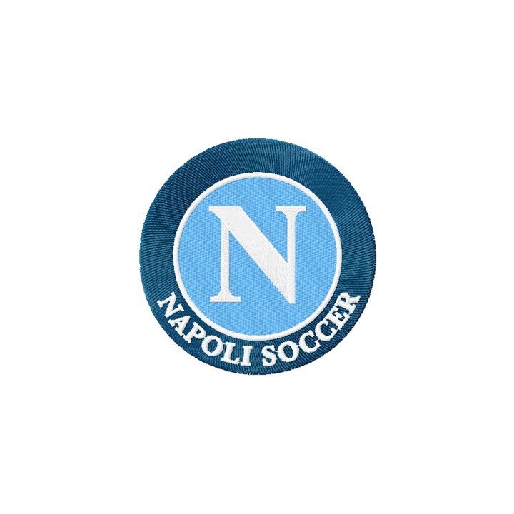 Napoli Soccer Club logo embroidery design - Embroidery Design