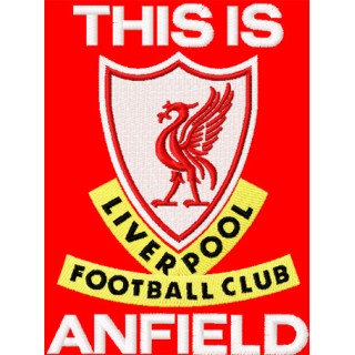 Anfield LFC logo embroidery design - Embroidery Design