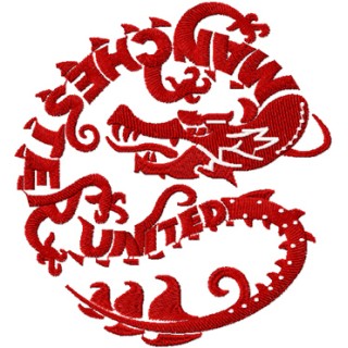 Red dragon embroidery design - Embroidery Design