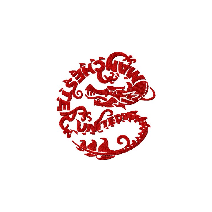 Red dragon embroidery design - Embroidery Design