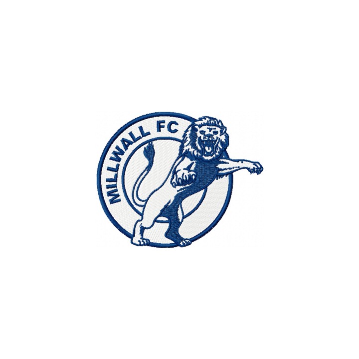 Millwall Football Club logo embroidery design - Embroidery Design