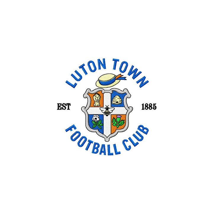 Luton Town F.C. badge embroidery design - Embroidery Design