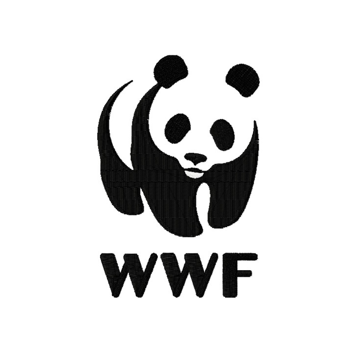 WWF logo embroidery design - Embroidery Design